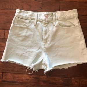 Madewell Mom Jean Short - Sea Haze Size 27